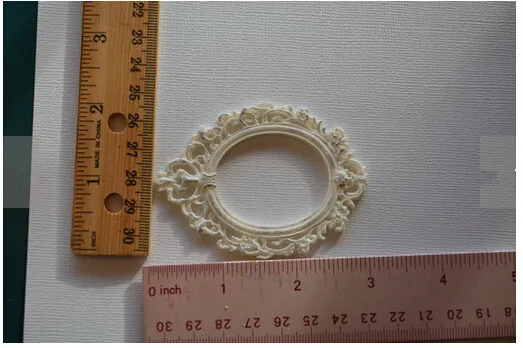 Овальная элегантная рамка силиконовая резина Гибкая пищевая безопасная