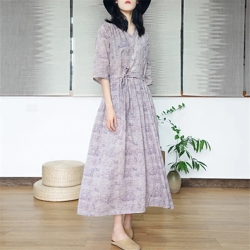 SCUWLINEN Новый 2019 сезон: весна–лето женское платье элегантный абстрактный принт