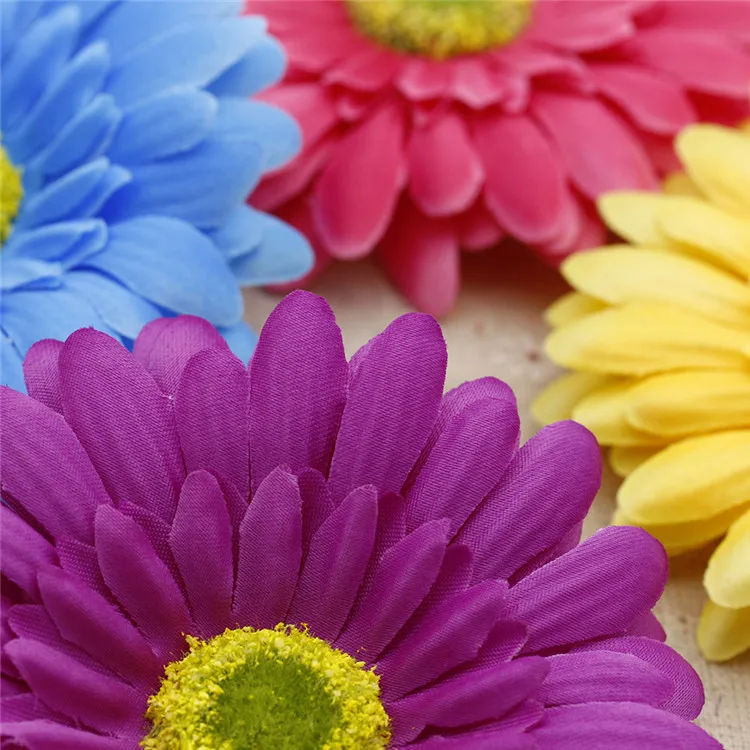 Большой размер Искусственные Шелковые хризантемы пионы цветы голова для дома