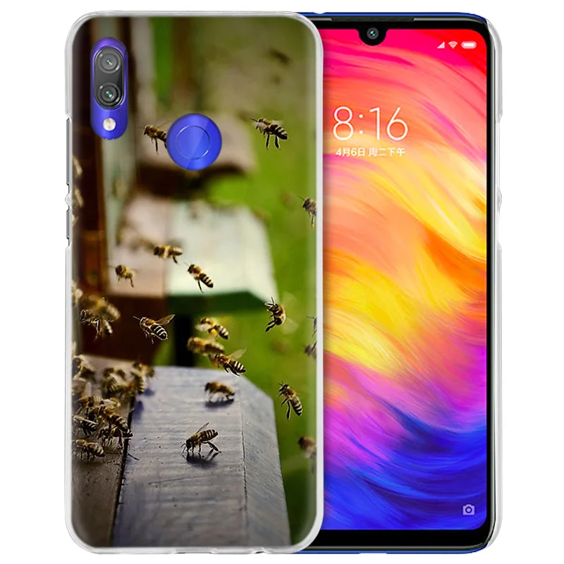 Чехол с Пчелой золотым медом для Xiao mi Red mi Go Note 7 6 6A Pro S2 5 5A 4X mi A1 A2 9 mi x 3 5G 8 lite Play F1 жесткий чехол для телефона