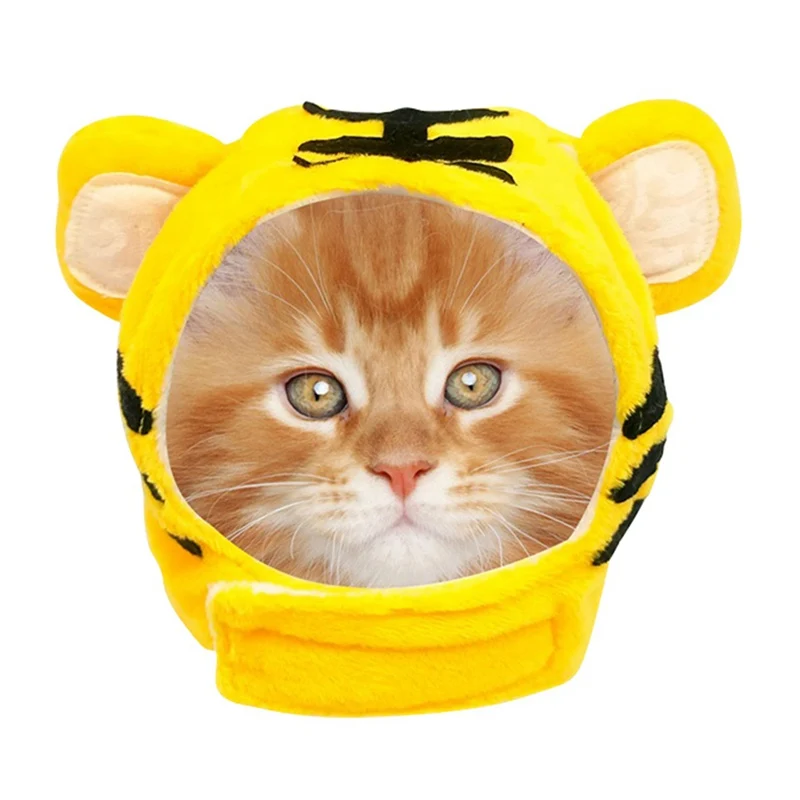 Dogs Cats Cartoon Costumes Cute Animals Shapes Lovely Outfits Hat Cap Dog Headband Headwear for Bulldog Yorkie Teddy Cats
