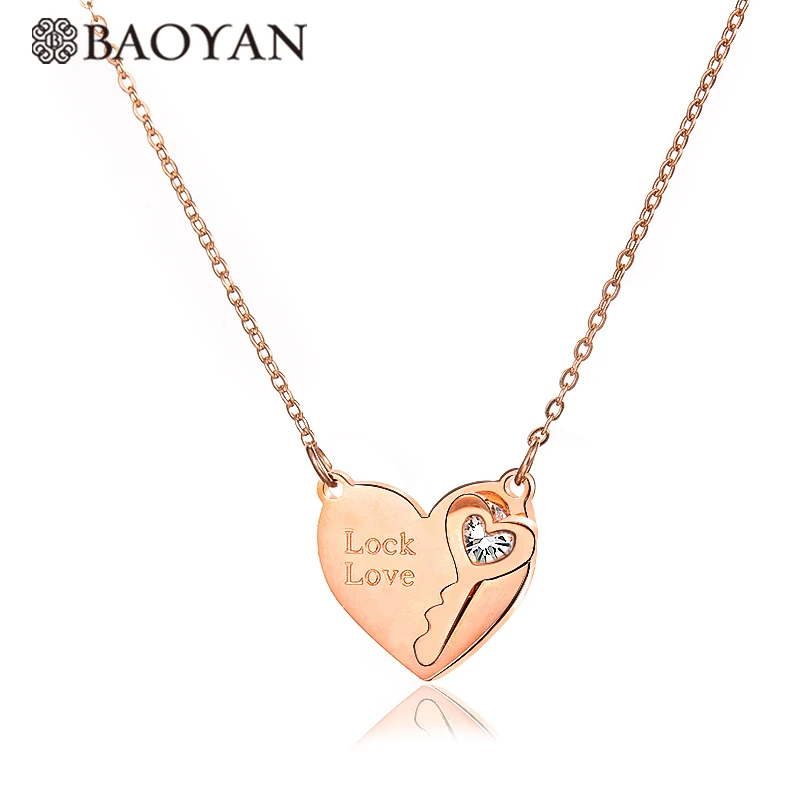 BAOYAN новый золотистый Серебристый с розой золотой цвет модные ювелирные изделия