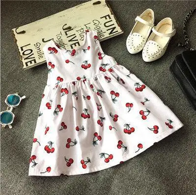 Danmoke 3-11years Baby Girl Dress Clothes Floral Print Girls Summer 2017 Costume Casual | Детская одежда и обувь