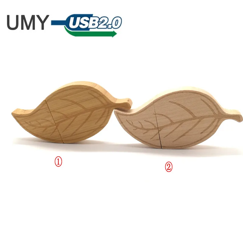 USB флеш накопитель Pendrive Деревянная Карта памяти 4 ГБ 8 16 32 64 красивые листья u диск