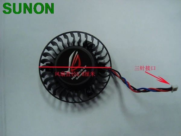 Охлаждающий вентилятор для грейферной карты Sunon 9600GT T127015DM постоянный ток 12 в 0 15 А |