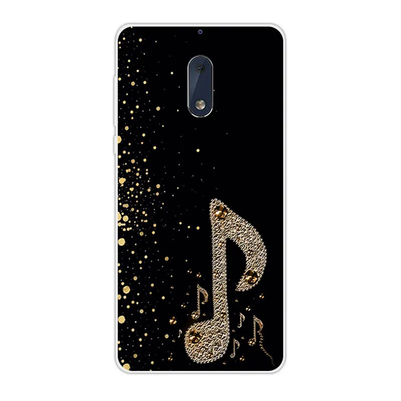 Чехол для Nokia 6 Оригинальный чехол EARMIKE силиконовый с марабу дизайн Android 7 телефона