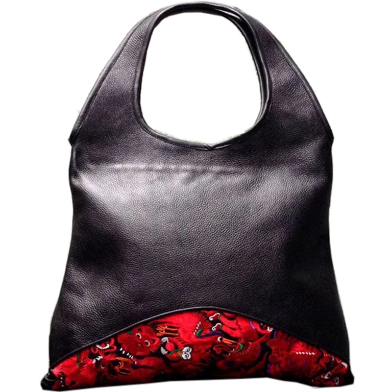 Ladies' Handmade Embroidered Messenger Bag Handbag Simple and Fashionable women bag | Багаж и сумки