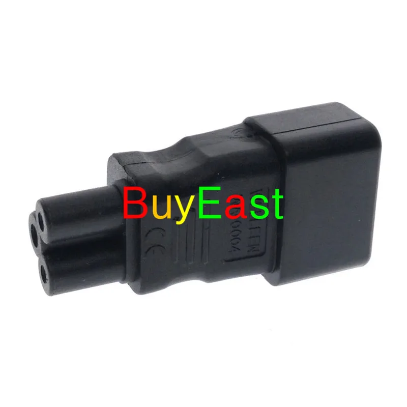 

10 X IEC320 C14 to C5 pdu UPS plug female Power adapter PLUG CONVERTER C5 to C14 Black Color