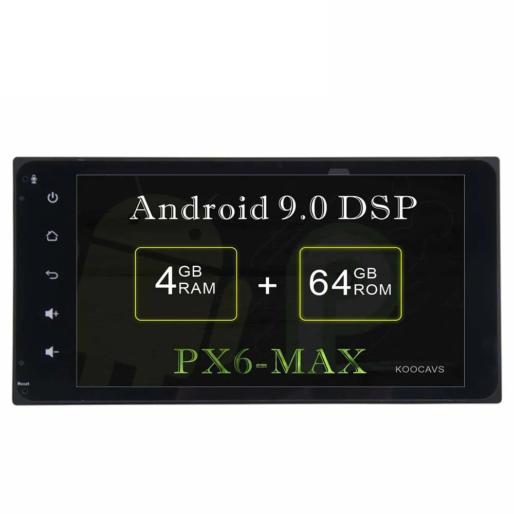 

KOOCAVS 7" IPS Android 9.0 Car GPS Radio Player for Toyota Corolla Camry Prado RAV4 with 4GB+64GB Stereo Multimedia Headunit