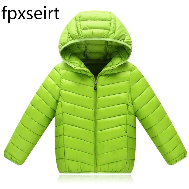 Детская короткая куртка из хлопка с капюшоном на осень/зиму|children's winter down