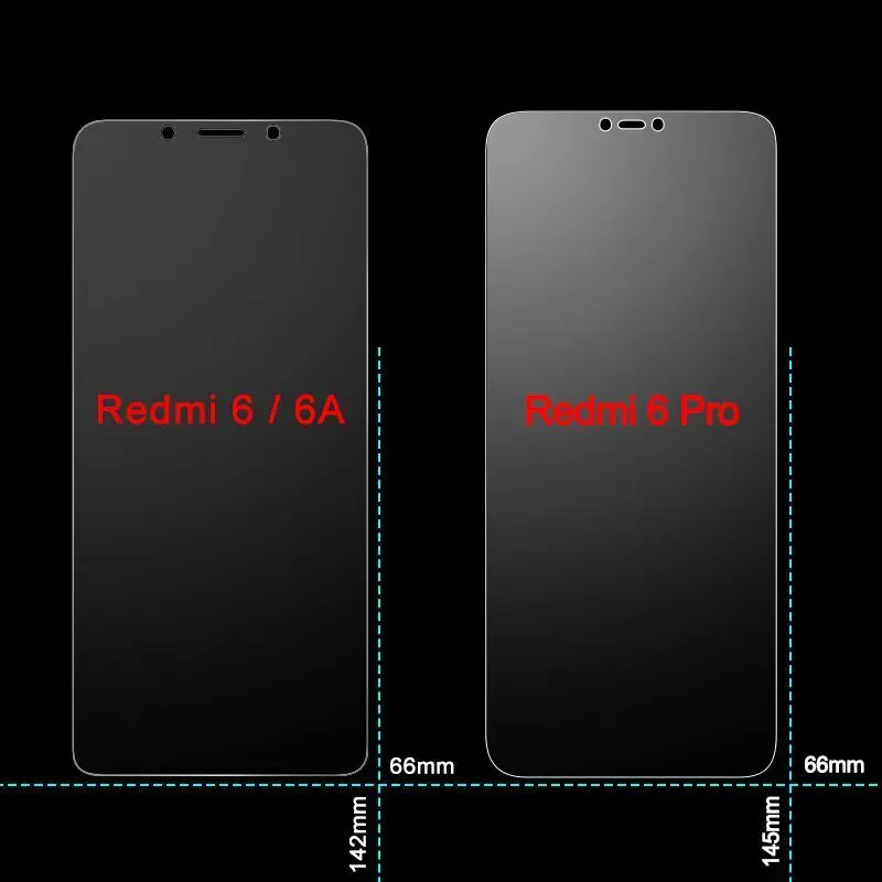 Закаленное стекло для Xiaomi Redmi 6A 6 Pro Защитная пленка 2.5D на телефон Защитное