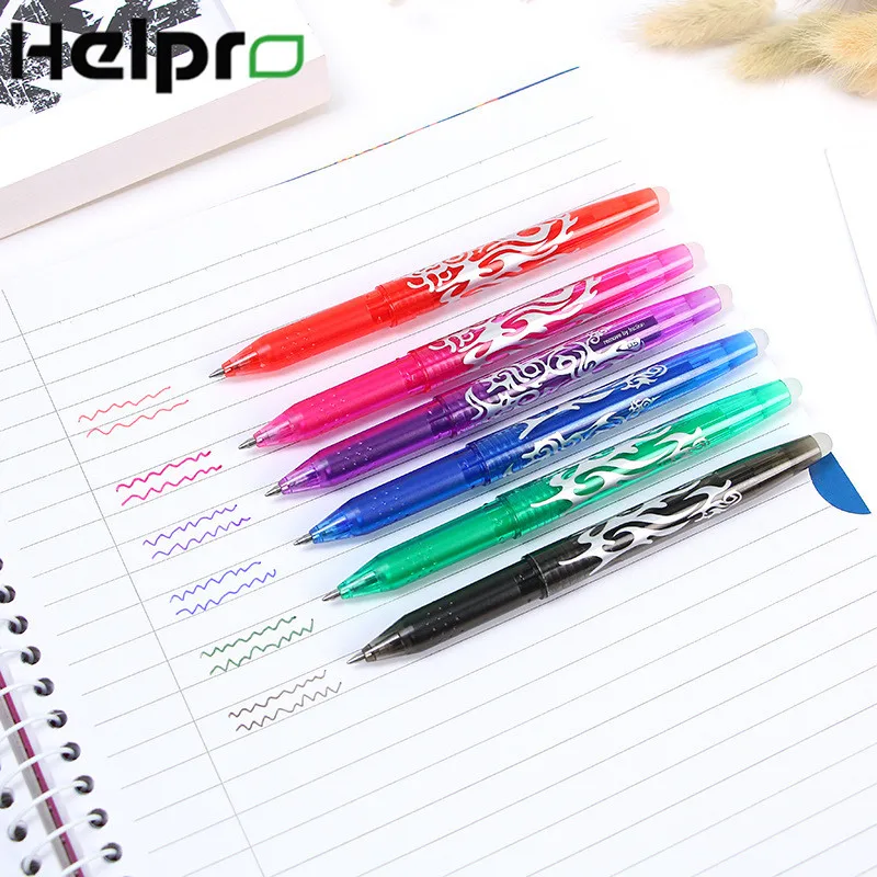 Helpro 8 цветов стираемая ручка моющаяся Волшебная гелевая для детей Gfit офисные школьные принадлежности