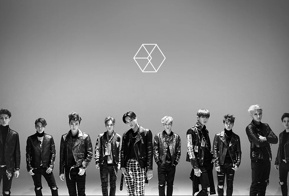 Корейская музыкальная группа EXO propagation Ретро винтажный музыкальный постер