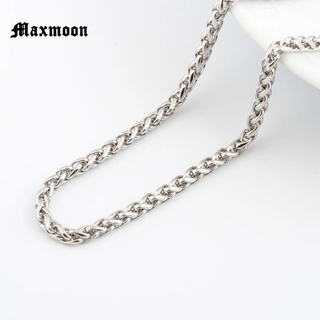 Цепочка Из Нержавеющей Стали 316L Maxmoon ширина 3 4 5 6 мм