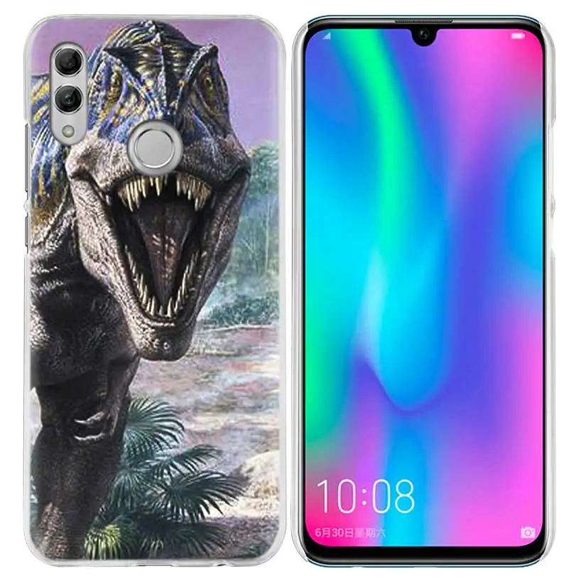 06 С изображением динозавров из фильма «Парк Юрского периода чехол для huawei Honor 8X Y9 9 10 Lite Play 7C 8C 8S 8A фотоаппаратов моментальной печати 7S 7A Pro V20 20i Y6 Y7 Y5 Жесткий Чехол для мобильного телефона - Цвет: 06
