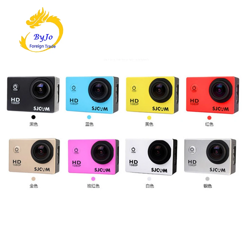 Оригинальная Экшн камера SJCAM серии SJ4000 1080P HD 2 0 &quotSJ4000 и WIFI Водонепроницаемая