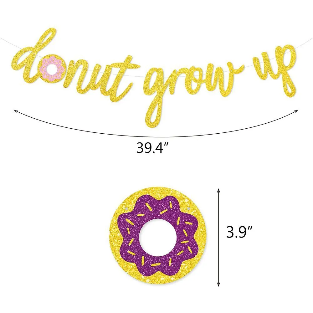 Блестящие бумажные буквы 2 шт. вытягивающие Цветочные пончики растущие цветы для