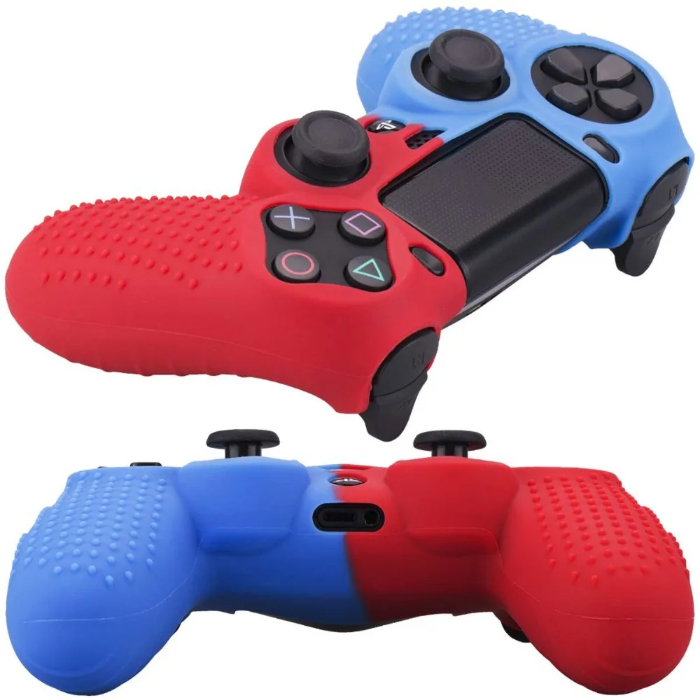 CHICLITS для Sony PS4 Slim/Pro Чехол контроллера Dualshock 4 чехол с шипами в горошек из силиконовой резины гелевая кожа