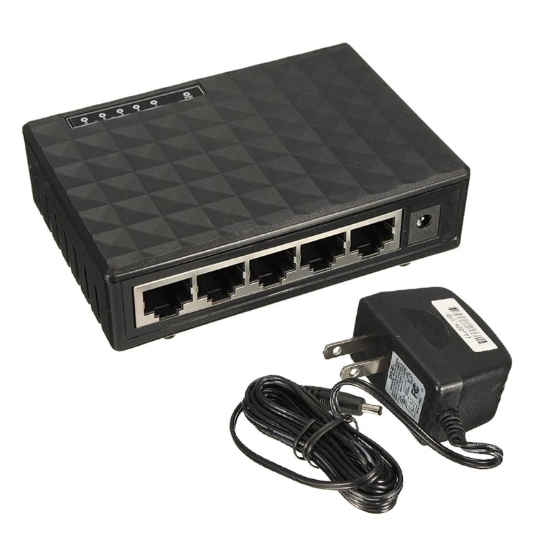 5 портов гигабитный мини сетевой коммутатор 1000 Мбит/с Ethernet интеллектуальный