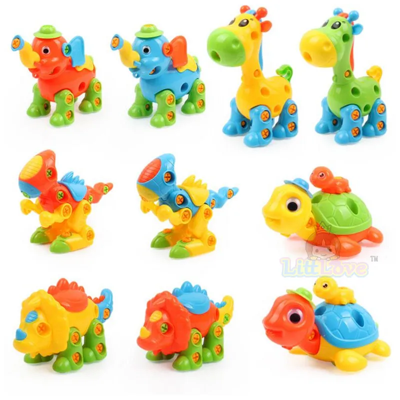 LittLove Детские пазлы с животными развивающие игрушки для детей разборка в сборе