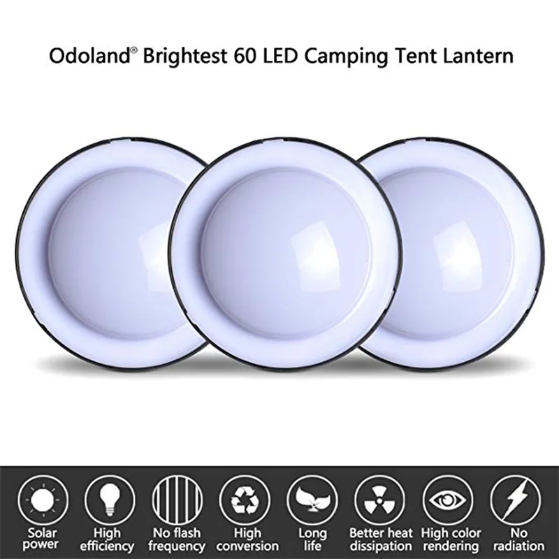 Solar Light for Camping 60 LED Portable Energia USB Power Hiking Fishing Tent Lantern Outdoor Waterfroof Sport light | Лампы и