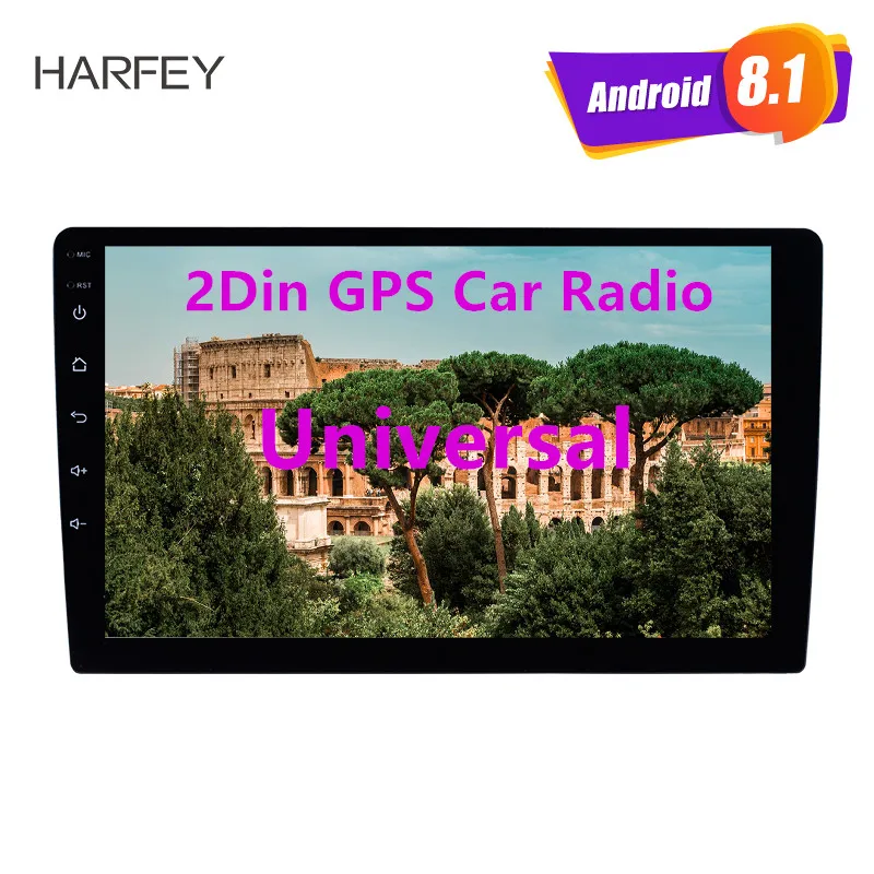 Универсальная Автомагнитола Harfey 2Din 9 дюймов Android 8 1 GPS автомобильный
