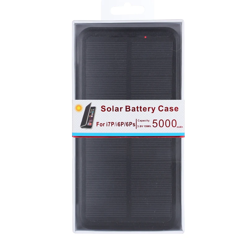Yourtribe 5000 мАч 3000 солнечная батарея чехол для iPhone 6 6S 7 плюс Plus Power Bank резервного Bateria