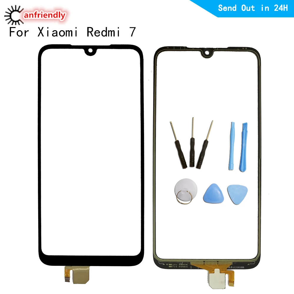 6 26 &quotсенсорный экран для Xiaomi Redmi 7 Сенсорная панель экрана замены сенсорного