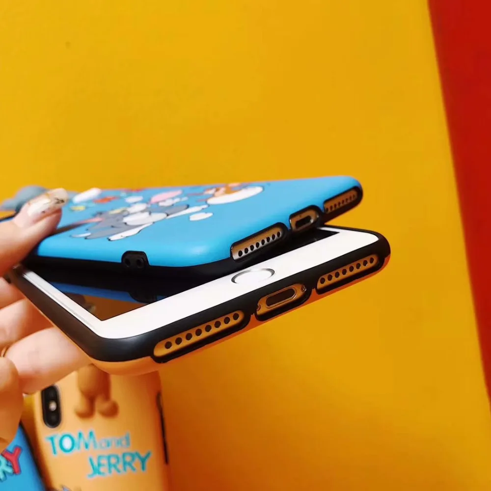 Чехол Marchcover для iPhone X XS MAX 8 7 6 6S Plus 3D кукла милый мультяшный чехол с тигром Дейзи IMD