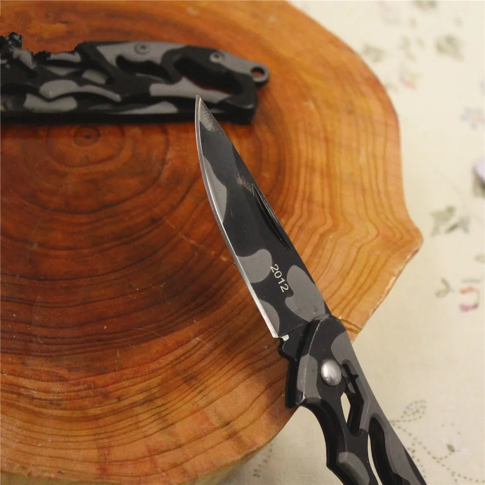 Карманный складной нож камуфляжный Походный для выживания портативный