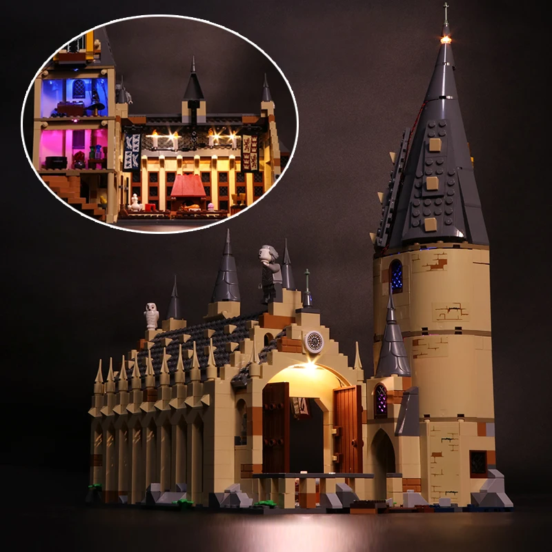Светильник кой для Lego 75954 Гарри кино совместимый 16052 конструктор Хогвартс Great Hall