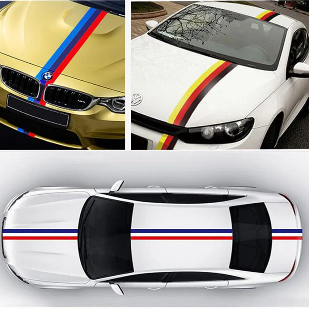Автомобильный Стикеры 10 м BMWColored Германия Италия Французский национальный