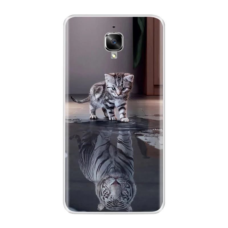 Чехол для OnePlus 3 мягкий силиконовый чехол из ТПУ с модным рисунком 3T накладка One Plus