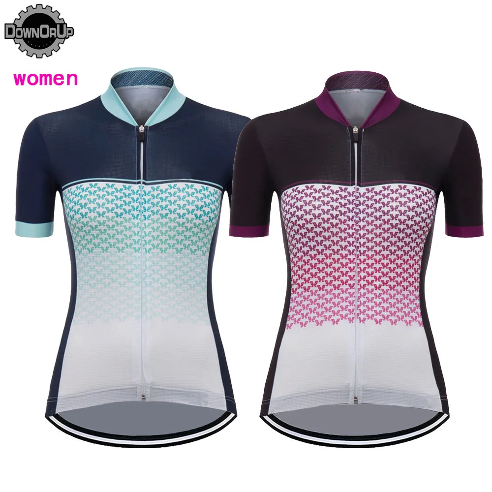 Новая женская велосипедная Джерси с коротким рукавом ropa ciclismo летняя Одежда mtb