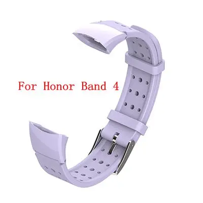 Ремешок Mijobs для huawei Honor Band 4, силиконовый браслет на запястье, Смарт-часы, ремешок для huawei Honor Band 3, аксессуары - Цвет: color 7