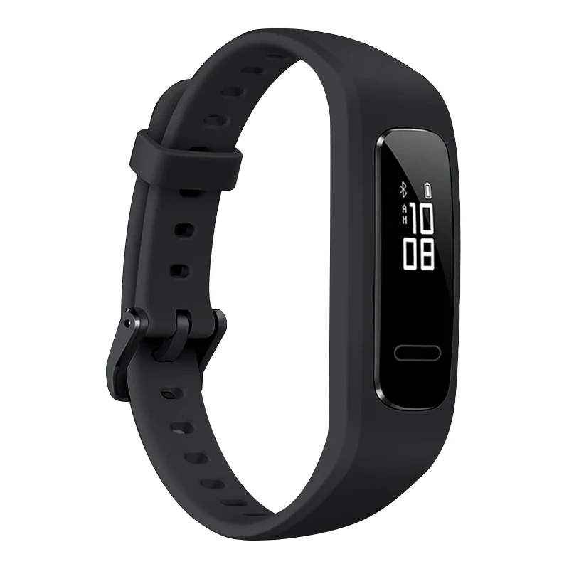 black Замена двойной цвет ремешок для huawei honor band 4 Бег наручные силиконовые часы версия - Цвет: black