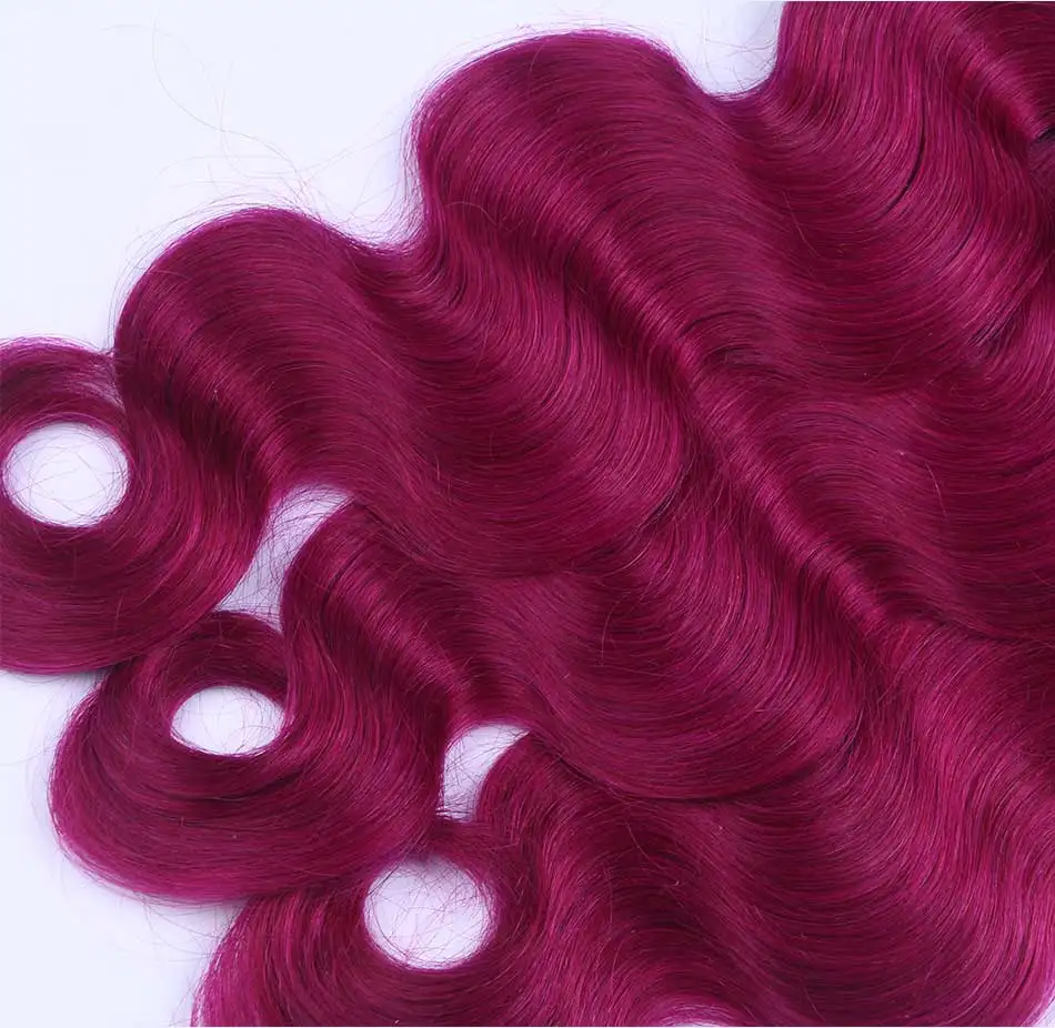 8А Ombre Бразильского Виргинские Волос Объемной Волны 3 Пучки Soft Weave Наращивание