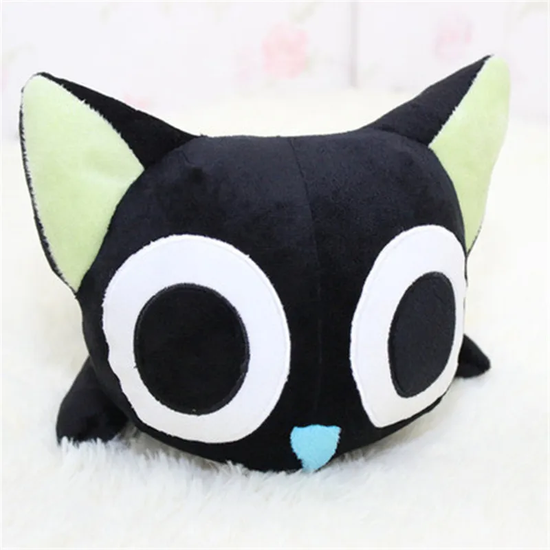 Новое поступление креативная плюшевая игрушка 30 см Черная мягкая кукла кошка