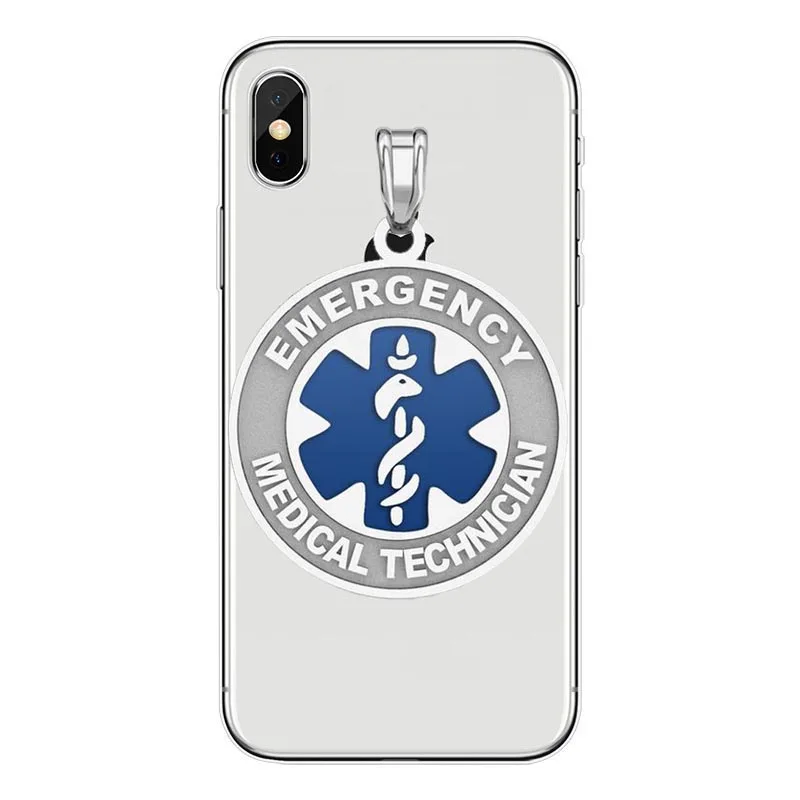 Мультфильм водонепроницаемый Emt Ems медицинский Логотип мягкая кожа живопись для
