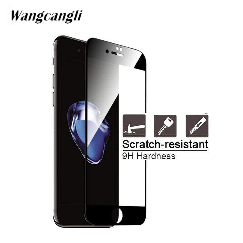 4D изогнутый дугой Edge полное покрытие закаленное стекло для iPhone 7 7S 6 6S 6Plus HD Защита