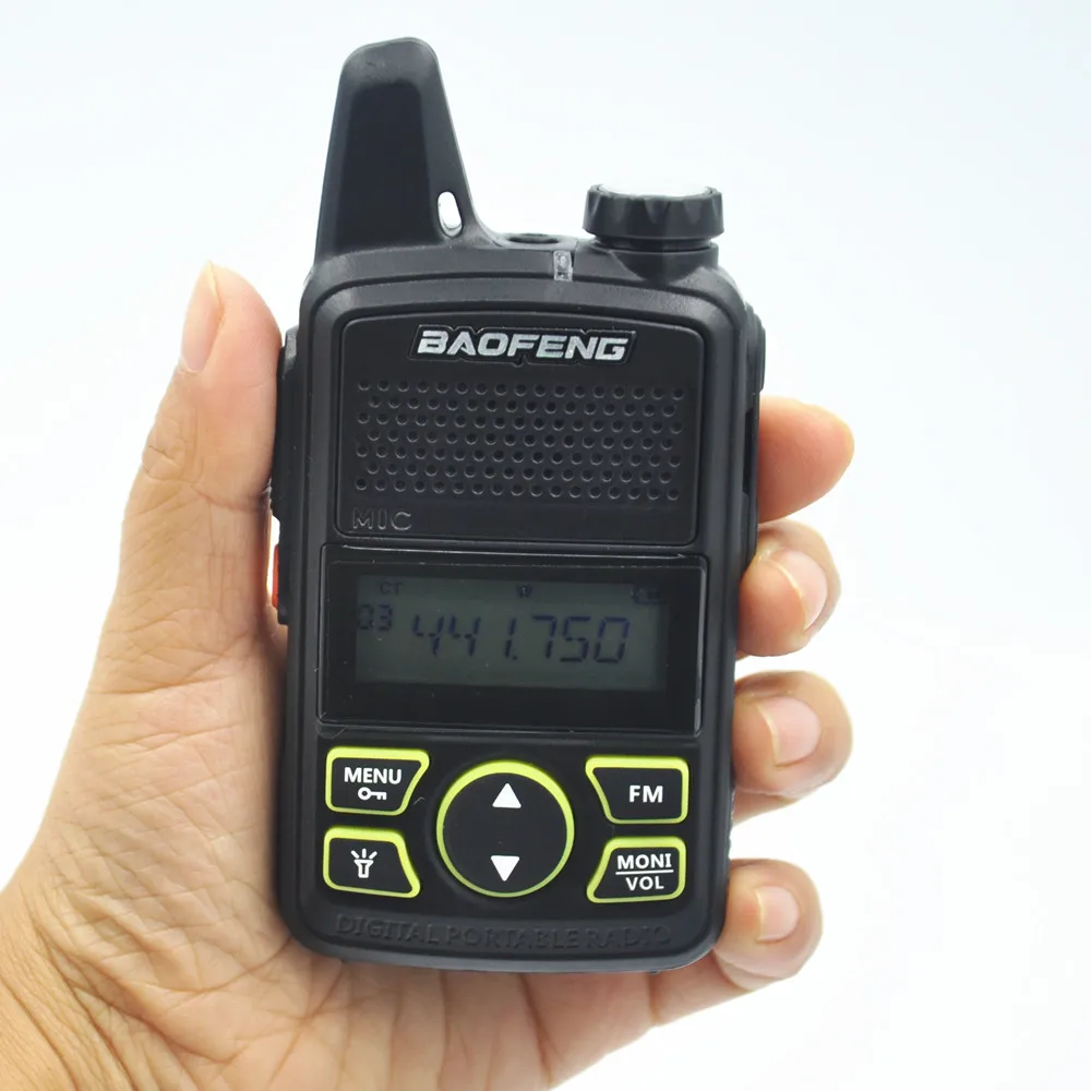 Мини BaoFeng UHF BF T1 400 470 МГц Новый дизайн портативный двухсторонний радио/рация 0 5 1 Вт