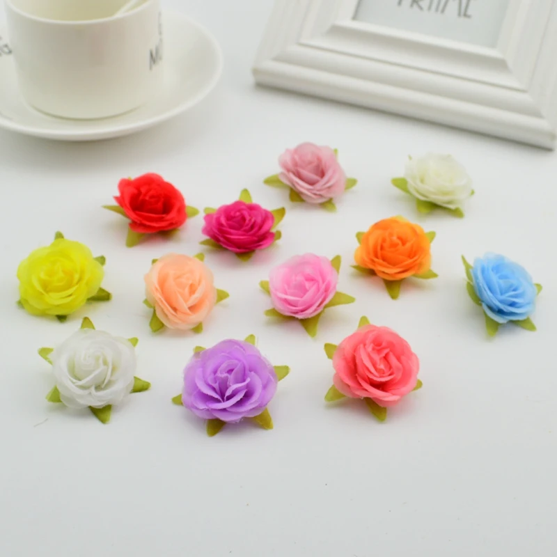 10 шт. искусственные шелковые розы 3 5 см|silk flower rose|artificial silk flowersartificial flowers |