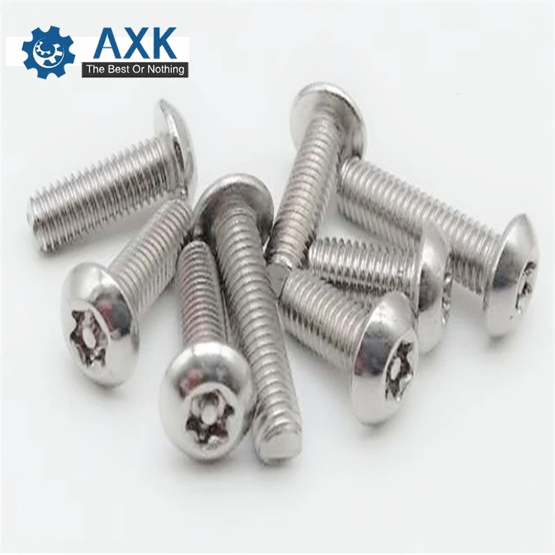 Torx винты головка сковороды из нержавеющей стали 100 шт./лот безопасности M1.6 M2 M2.5 M3