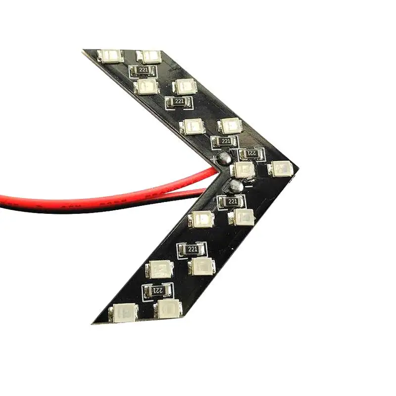 Хит продаж 2 шт. 14 SMD светодиодный индикатор со стрелкой зеркало заднего вида