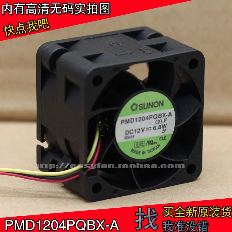 Новый серверный охлаждающий вентилятор SUNON PMD1204PQBX-A 4028 4 см 12 В 6,8 Вт 1U 2U