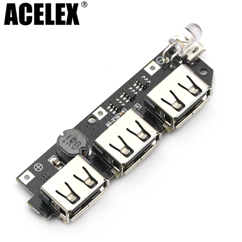 3 USB 5V 1A 1.5A 2.1A зарядное устройство для зарядного устройства монтажная плата