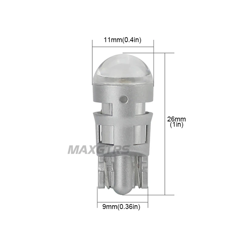 Светодиодный фонарь для чипа Cree 2x T10 168 194 2825 W5W Сменные лампы номерного знака