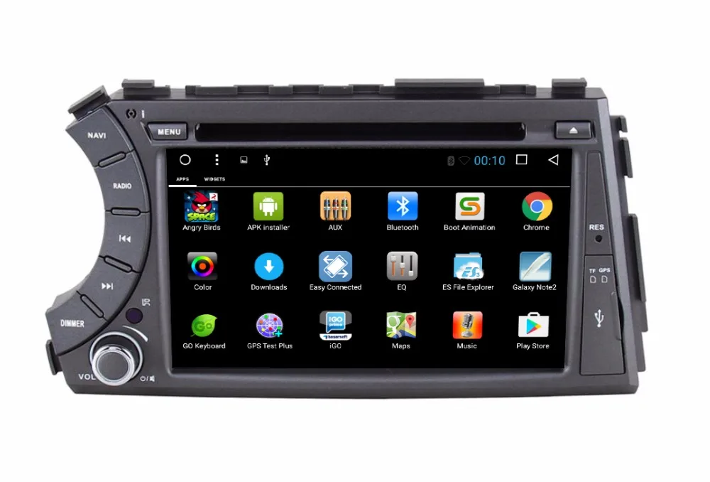Nedehe 4G ram Android 9,1 автомобильный dvd для Ssang Yong SsangYong Kyron Actyon автомобильный Радио Стерео gps навигация рулевое колесо управление