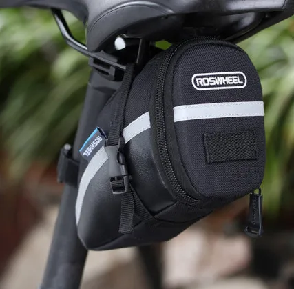 ROSWHEEL Portable Waterproof Bike Bicycle Seat Pouch Tail Rear Pannier Cycling Saddle Bag Tool case storage bag | Спорт и