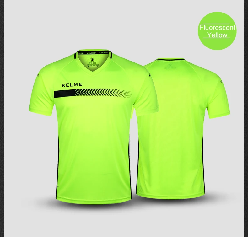 KELME аутентичная футбольная одежда с коротким рукавом на заказ для мужчин соревнования тренировочный костюм Джерси K16Z2003